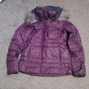 Columbia Dark Purple Jacket with Hood